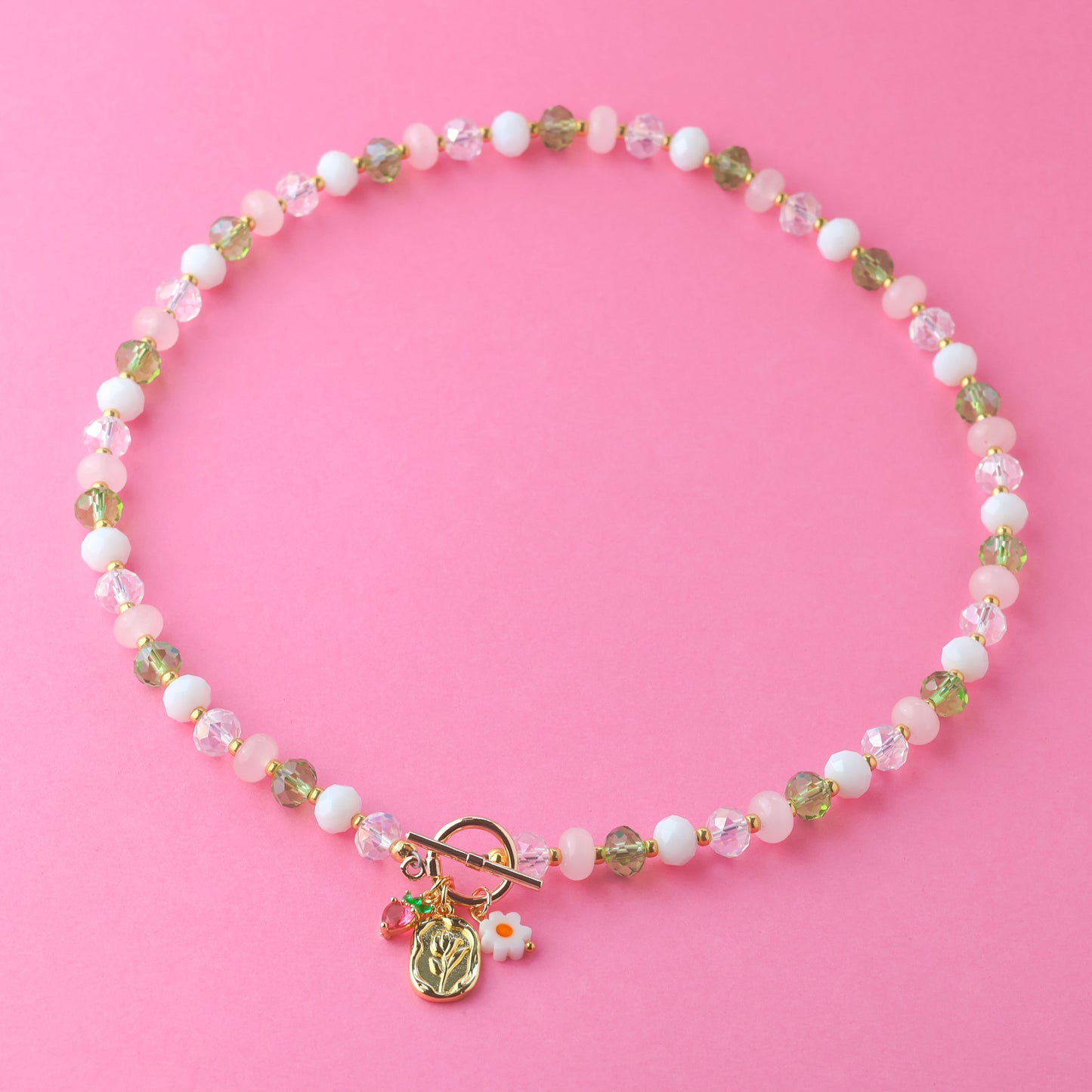 Sweet Strawberry Garden Necklace